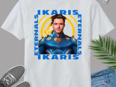 Official Marvel Eternals Ikaris Box Up T-Shirt