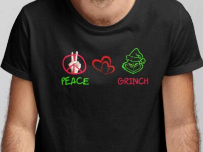 Peace Love Grinch Christmas Shirt Christmas Grinch Tee