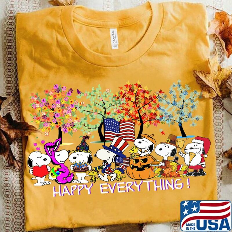 Snoopy Happy Everything T Shirt