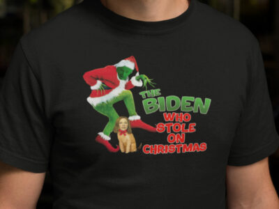 The Biden Who Stole Christmas Shirt The Grinch Biden Harris