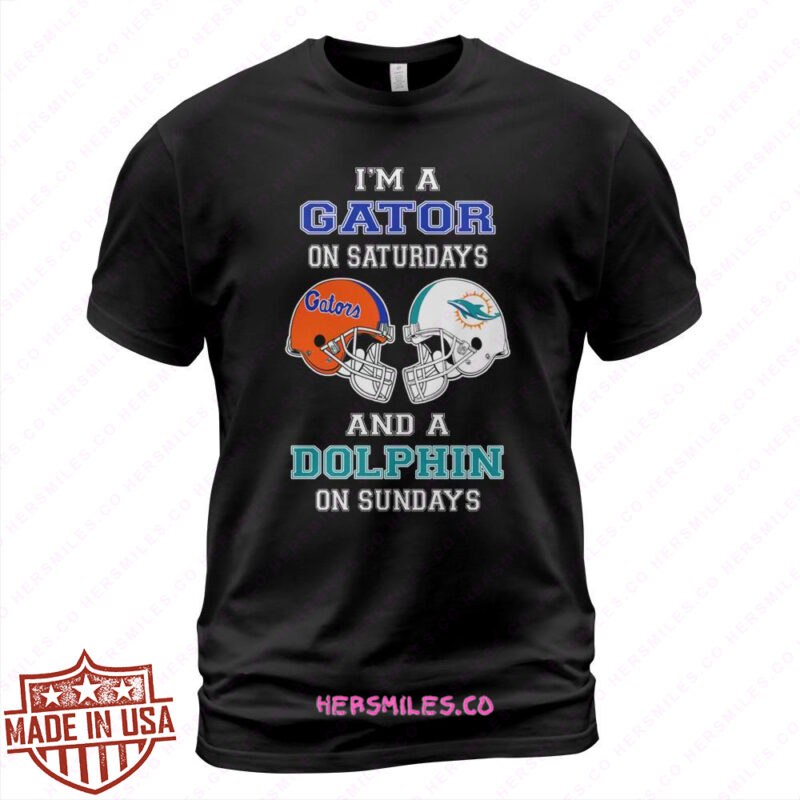 I’M A Gator On Saturdays And A Dolphin On Sundays T Shirt