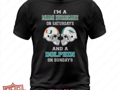 I’M A Hurricanes On Saturdays And A Dolphin On Sundays T Shirt