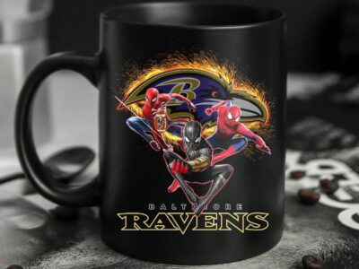 Baltimore Ravens Spider Man No Way Home Mug