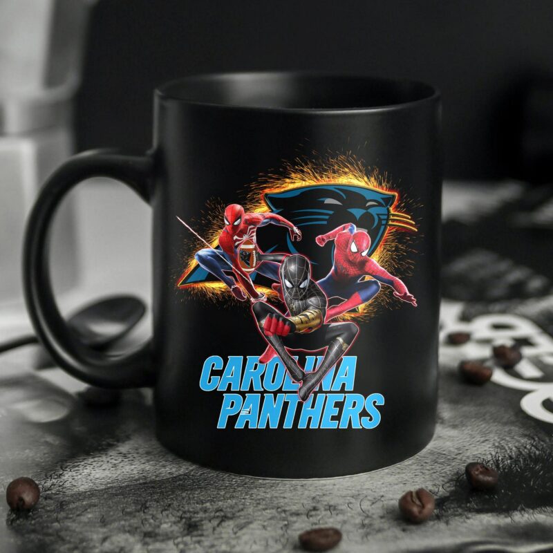 Carolina Panthers Spider Man No Way Home Mug