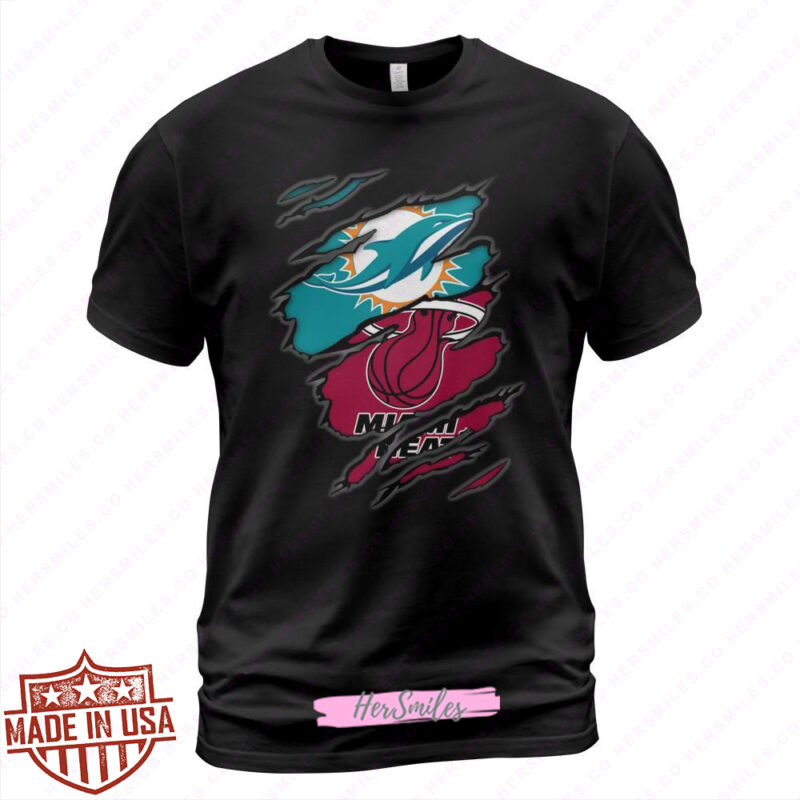 Miami Dolphins Nfl Christmas Logo 2023 Shirt - Hersmiles