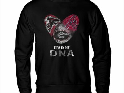 Falcons Braves Georgia Bulldogs DNA T Shirt