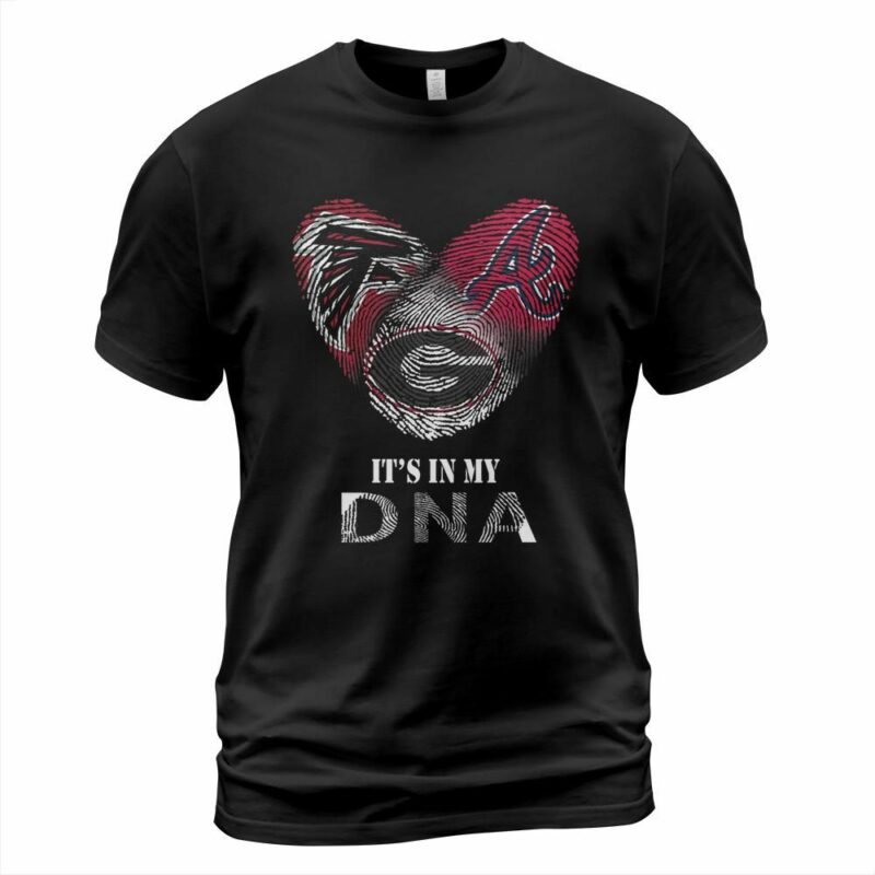 Falcons Braves Georgia Bulldogs DNA T Shirt