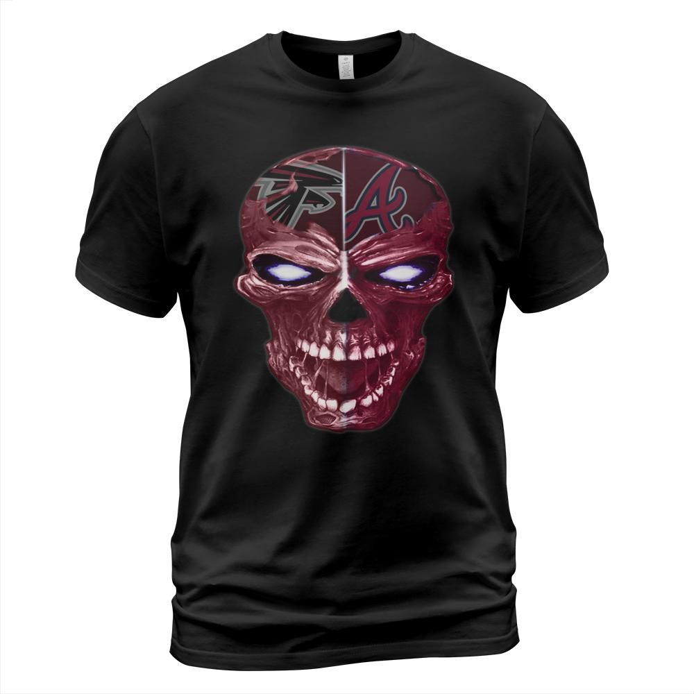 Falcons Braves Skull T Shirt
