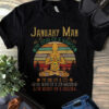 Hippie Yoga Shirt January Man The Soul Of A Warrior