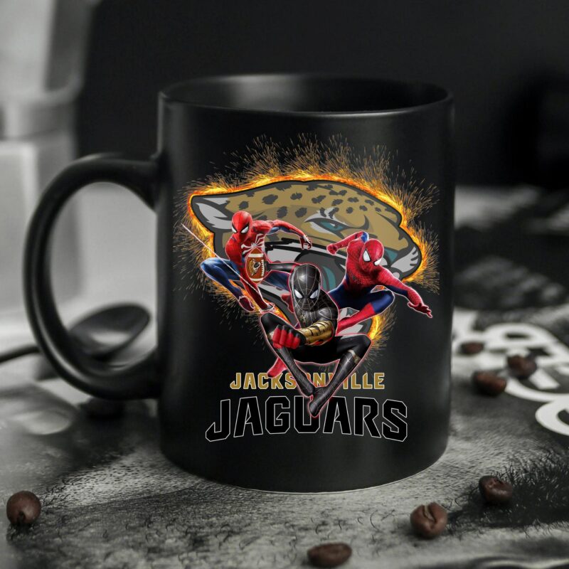 Jacksonville Jaguars Spider Man No Way Home Mug