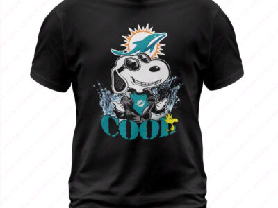 Joe Cool Snoopy Miami Dolphins Shirt