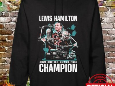 Lewis Hamilton 2021 British Grand Prix champion shirt