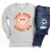 Love More Worry Less Valentines Day Shirt