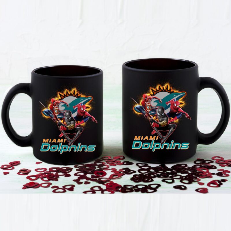 Miami Dolphins Spider Man No Way Home Mug
