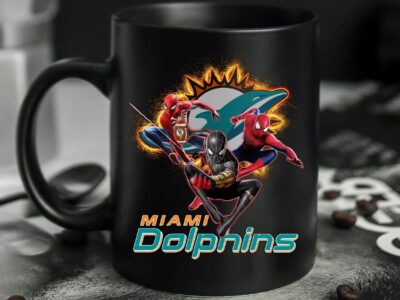 Miami Dolphins Spider Man No Way Home Mug
