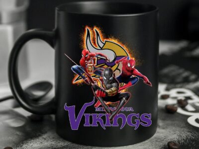 Minnesota Vikings Spider Man No Way Home Mug