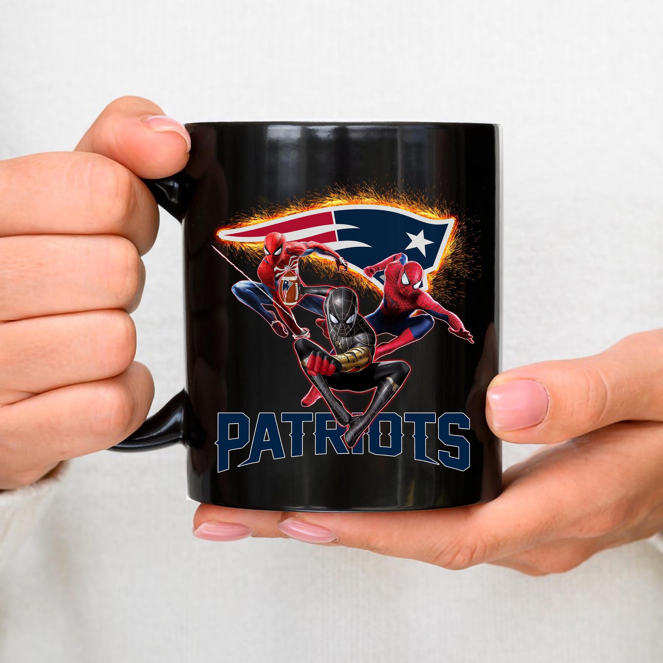 New England Patriots Spider Man No Way Home Mug