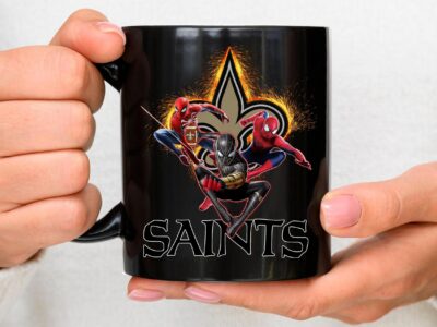 New Orleans Saints Spider Man No Way Home Mug