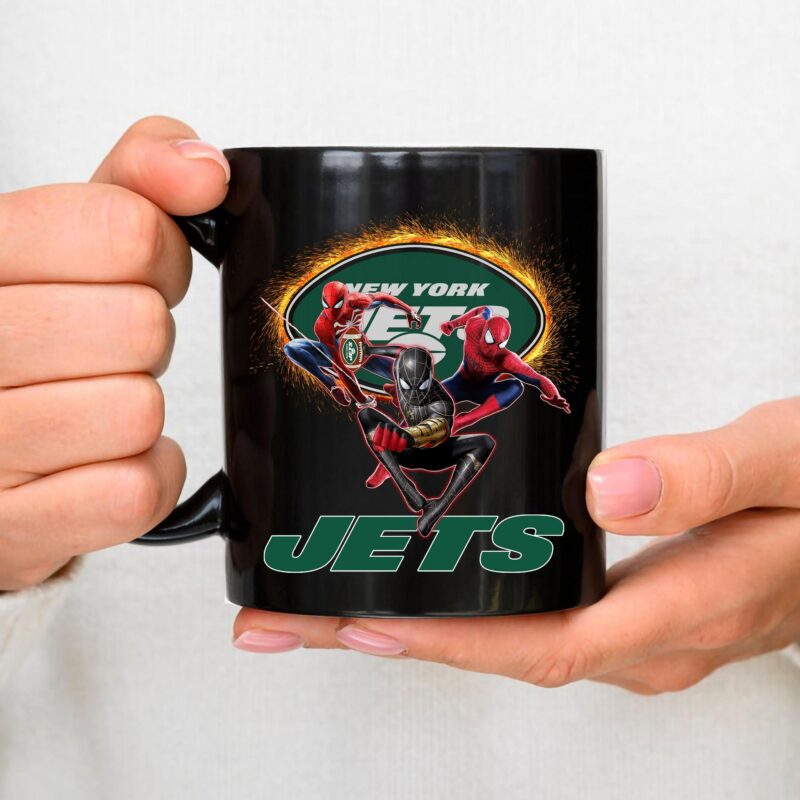 New York Jets Spider Man No Way Home Mug