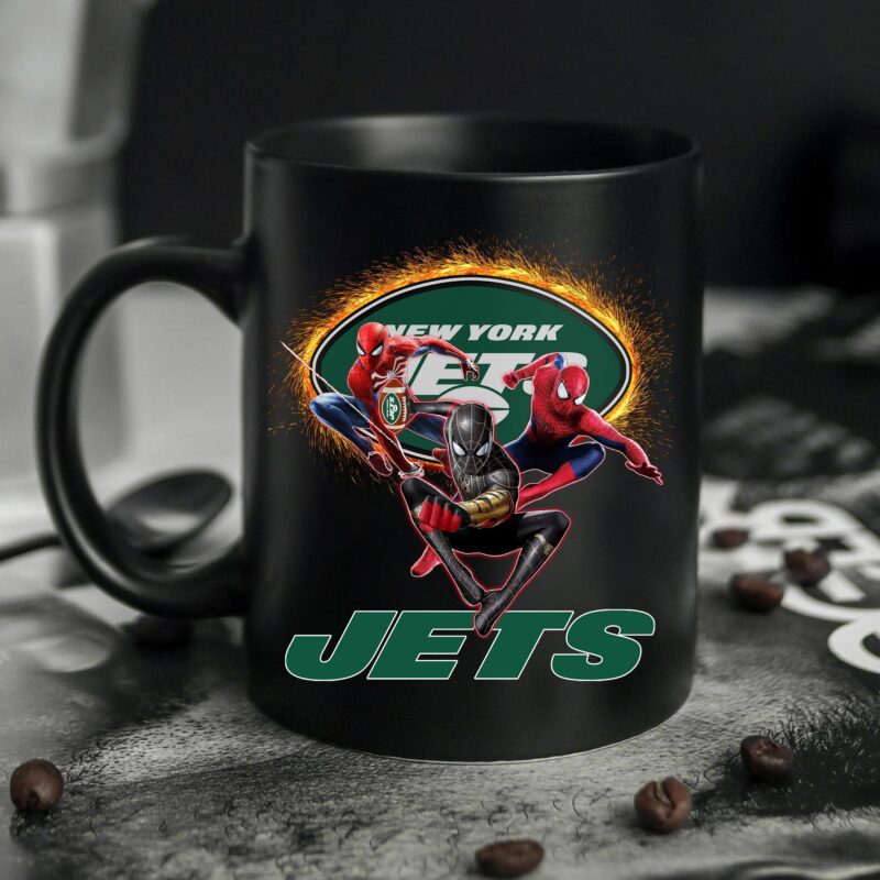 New York Jets Spider Man No Way Home Mug