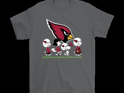Peanuts Snoopy Football Team With The Arizona Cardinals NFL Shirts