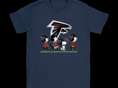 Peanuts Snoopy Football Team With The Atlanta Falcons NFL Shirts