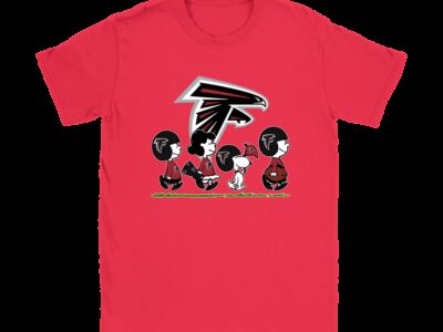 Peanuts Snoopy Football Team With The Atlanta Falcons NFL Shirts