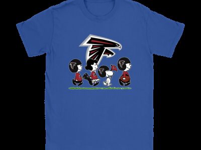 Peanuts Snoopy Football Team With The Atlanta Falcons NFL Shirts