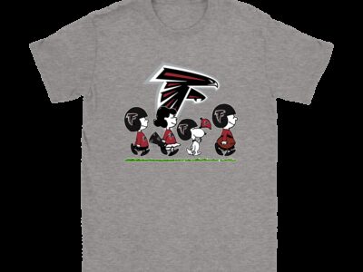 Peanuts Snoopy Football Team With The Atlanta Falcons NFL Shirts