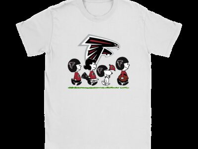 Peanuts Snoopy Football Team With The Atlanta Falcons NFL Shirts