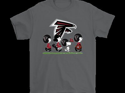 Peanuts Snoopy Football Team With The Atlanta Falcons NFL Shirts