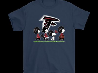 Peanuts Snoopy Football Team With The Atlanta Falcons NFL Shirts