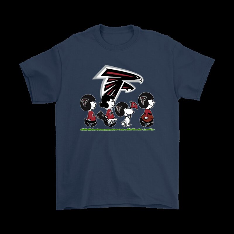 Peanuts Snoopy Football Team With The Atlanta Falcons NFL Shirts