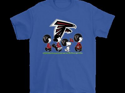 Peanuts Snoopy Football Team With The Atlanta Falcons NFL Shirts