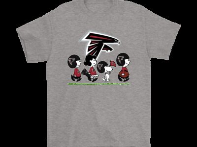 Peanuts Snoopy Football Team With The Atlanta Falcons NFL Shirts