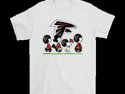 Peanuts Snoopy Football Team With The Atlanta Falcons NFL Shirts