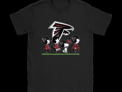 Peanuts Snoopy Football Team With The Atlanta Falcons NFL Shirts