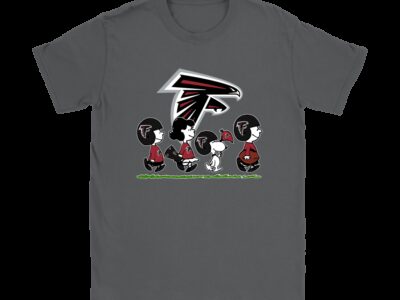 Peanuts Snoopy Football Team With The Atlanta Falcons NFL Shirts