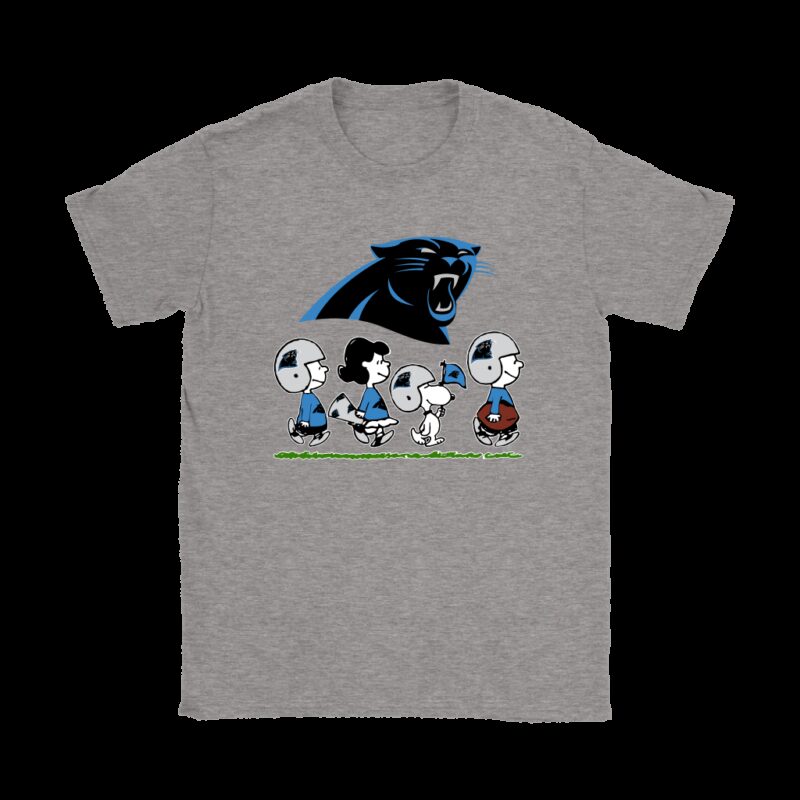 Carolina Panthers Snoopy Tshirt A Happy Christmas NFL Tee Shirts S-3XL