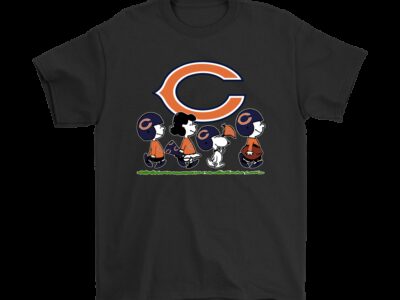 Peanuts Snoopy Football Team With The Chicago Bears NFL Shirts