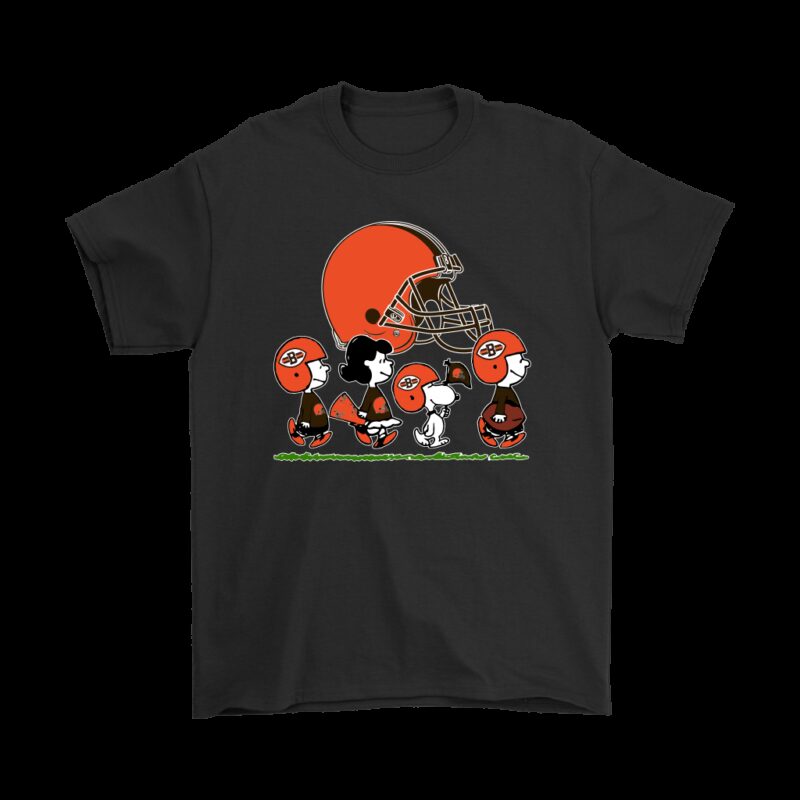 NFL The Peanuts Movie Snoopy Forever Win Or Lose Football Cleveland Browns  Shirt