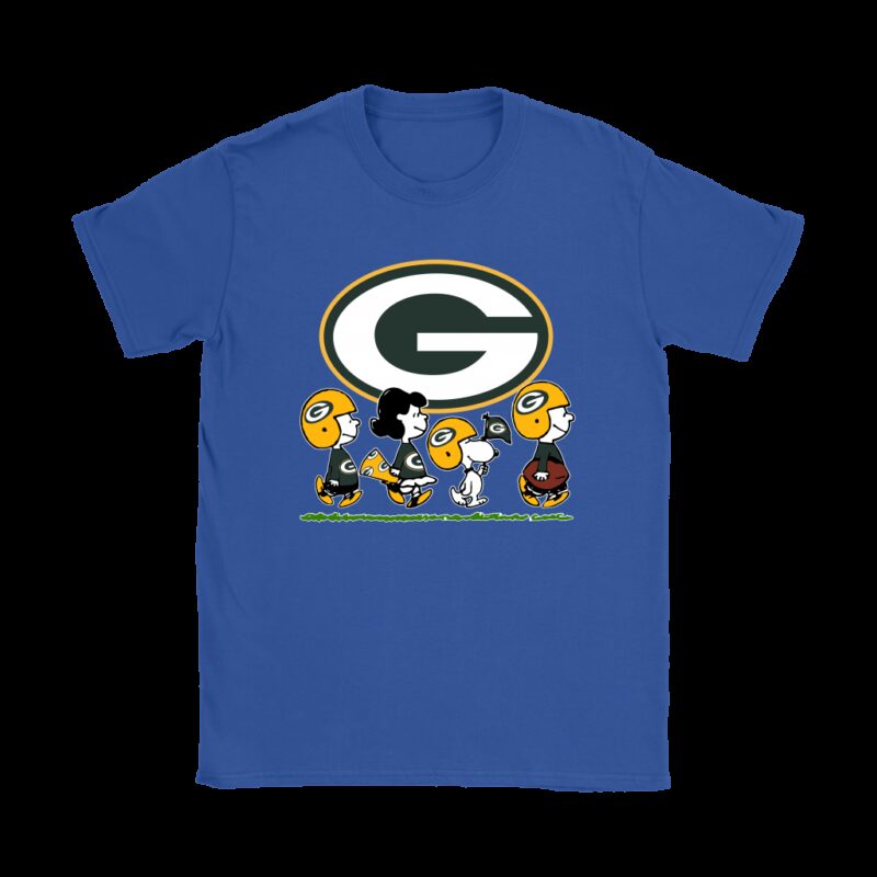 Peanuts Snoopy Football Team With The Green Bay Packers NFL Shirts