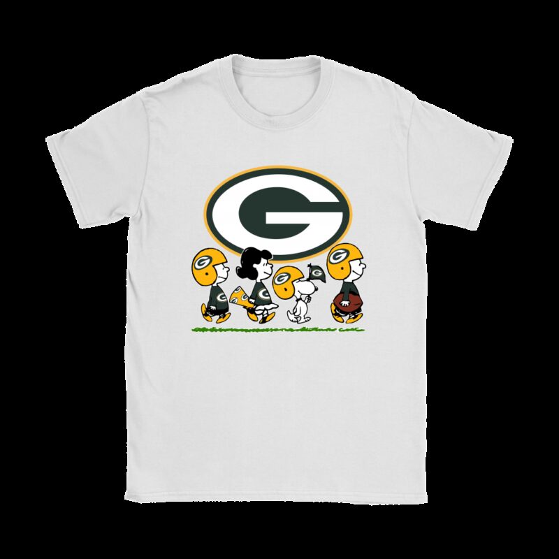 Peanuts Snoopy Football Team With The Green Bay Packers NFL Shirts