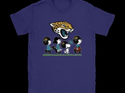Peanuts Snoopy Football Team With The Jacksonville Jaguars NFL Shirts