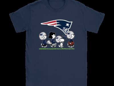 Peanuts Snoopy Football Team With The New England Patriots NFL Shirts