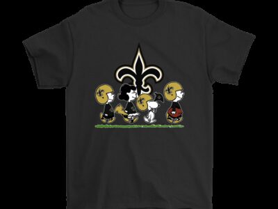 Peanuts Snoopy Football Team With The New Orleans Saints NFL Shirts