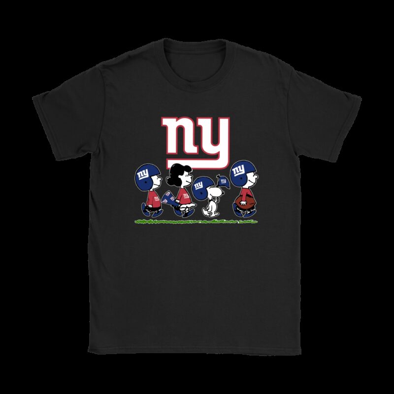 Peanuts Snoopy Football Team With The New York Giants NFL Shirts