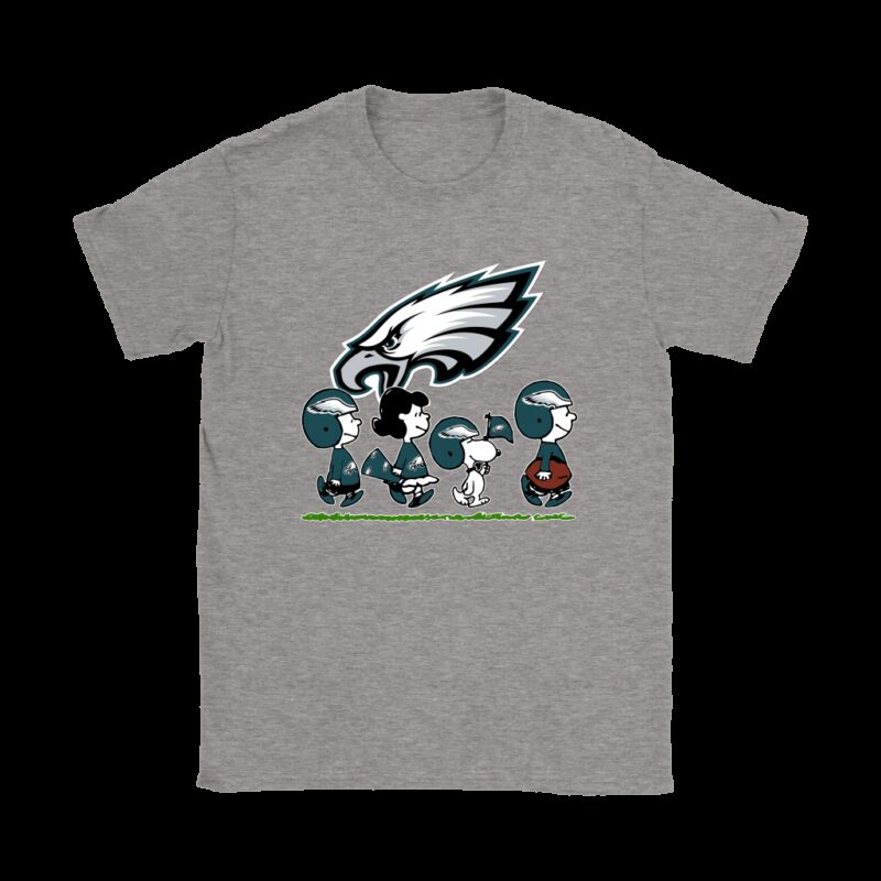 Peanuts Snoopy Football Team With The Philadelphia Eagles NFL Shirts