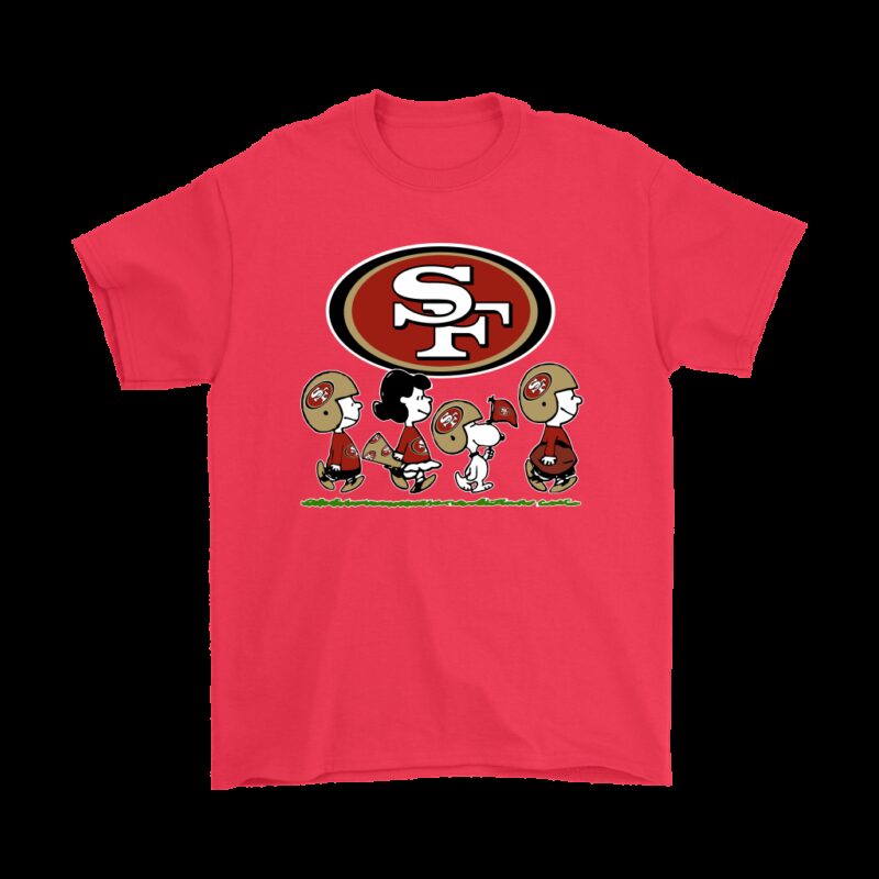 San Francisco 49ers NFL Football The Peanuts Movie Adorable Snoopy T Shirt  - Freedomdesign