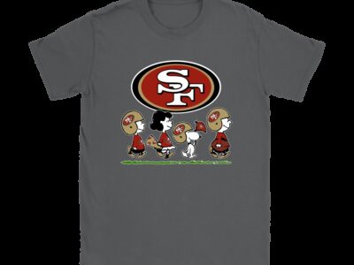 Super Bowl San Francisco 49ers T-Shirt Snoopy The Peanuts San